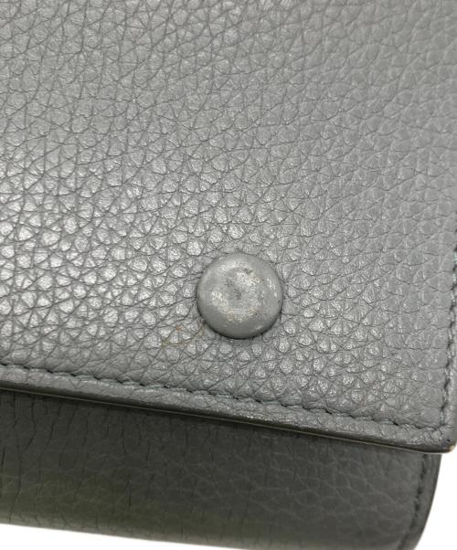 CELINE（セリーヌ）CELINE (セリーヌ) ラージフラップ マルチファンクション 長財布 グレーの古着・服飾アイテム