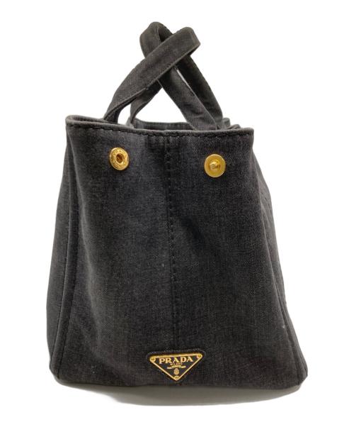 PRADA（プラダ）PRADA (プラダ) カナパ トートバッグ グレーの古着・服飾アイテム
