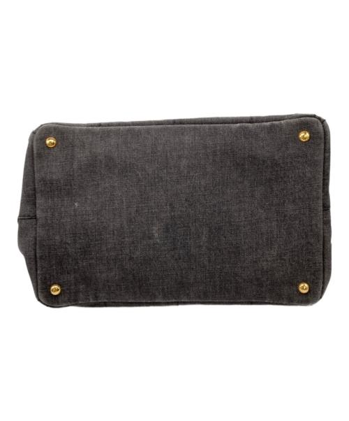 PRADA（プラダ）PRADA (プラダ) カナパ トートバッグ グレーの古着・服飾アイテム