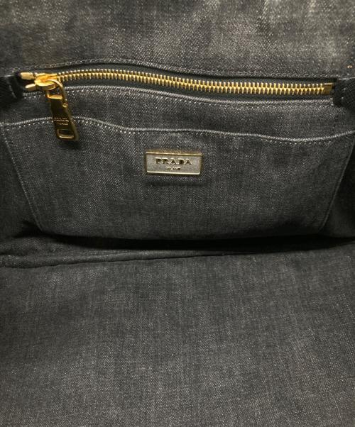 PRADA（プラダ）PRADA (プラダ) カナパ トートバッグ グレーの古着・服飾アイテム