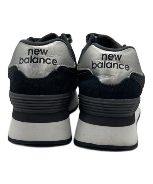 NEW BALANCE（ニューバランス）NEW BALANCE (ニューバランス) WL574ZNJ ローカットスニーカー ブラック サイズ:24.5の古着・服飾アイテム