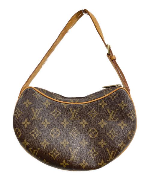 LOUIS VUITTON（ルイ ヴィトン）LOUIS VUITTON (ルイ ヴィトン) ポシェットクロワッサンショルダーバッグ ブラウンの古着・服飾アイテム