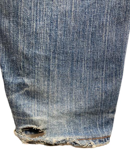 Ed Hardy（エド ハーディー）ED HARDY (エド ハーディー) 刺繍デニムパンツ ブルー サイズ:W42×L32の古着・服飾アイテム