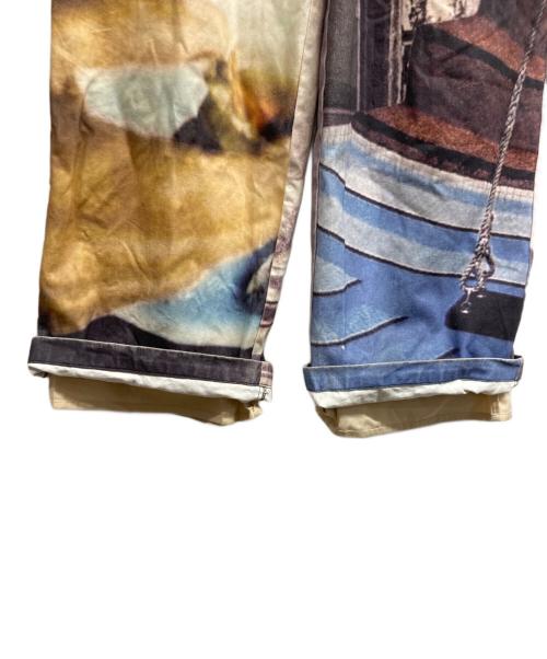 MAISON SPECIAL（メゾンスペシャル）MAISON SPECIAL (メゾンスペシャル) Cityscape Photo Collage Pants ベージュ サイズ:38の古着・服飾アイテム