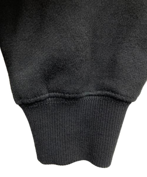 HUF（ハフ）HUF (ハフ) ハーフジップスウェット ブラック サイズ:Mの古着・服飾アイテム