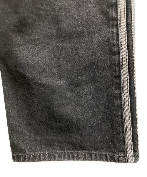 adidas（アディダス）adidas (アディダス) ファイヤーバード アディカラー デニム パンツ ブラック サイズ:30の古着・服飾アイテム