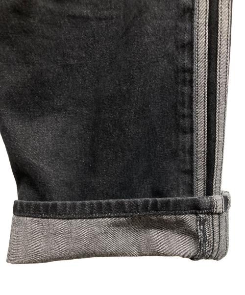 adidas（アディダス）adidas (アディダス) ファイヤーバード アディカラー デニム パンツ ブラック サイズ:30の古着・服飾アイテム