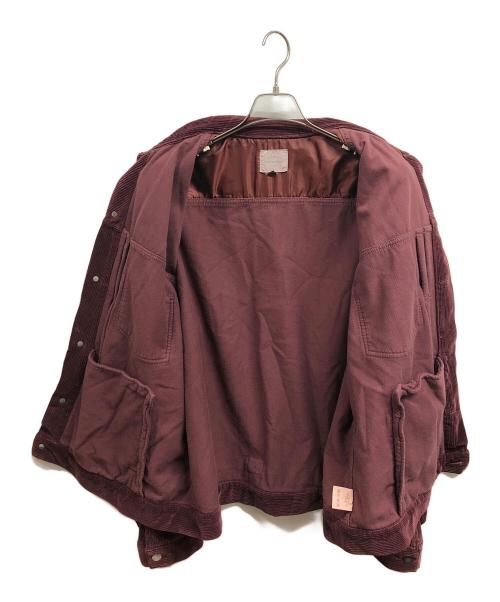 VICTIM&CO（ヴィクティム）VICTIM&CO (ヴィクティム) コーデュロイジャケット ボルドー サイズ:XLの古着・服飾アイテム