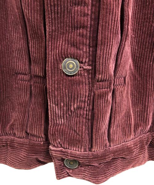 VICTIM&CO（ヴィクティム）VICTIM&CO (ヴィクティム) コーデュロイジャケット ボルドー サイズ:XLの古着・服飾アイテム