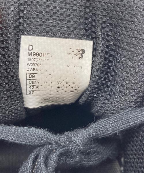 NEW BALANCE（ニューバランス）NEW BALANCE (ニューバランス) ローカットスニーカー ブラック サイズ:27㎝の古着・服飾アイテム