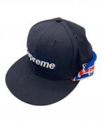 SUPREME×New Eraシュプリーム×ニューエラ）の古着「Knit Rib BOX Logo Cap」｜ネイビー