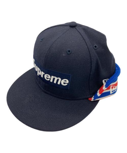 SUPREME（シュプリーム）Supreme (シュプリーム) New Era (ニューエラ) Knit Rib BOX Logo Cap ネイビー サイズ:57.7㎝の古着・服飾アイテム