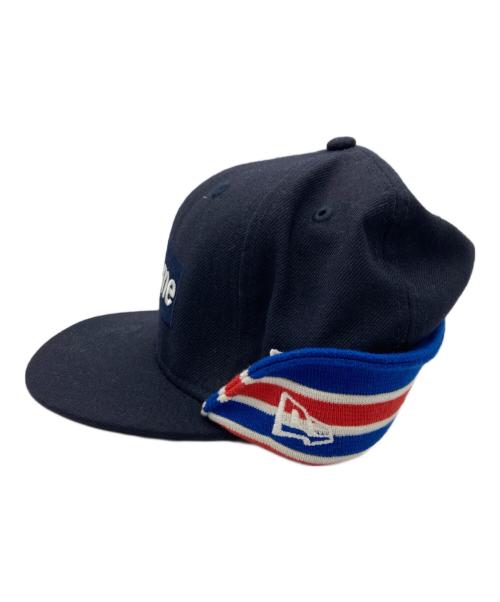 SUPREME（シュプリーム）Supreme (シュプリーム) New Era (ニューエラ) Knit Rib BOX Logo Cap ネイビー サイズ:57.7㎝の古着・服飾アイテム