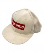 SUPREME×New Eraシュプリーム×ニューエラ）の古着「Box Logo Cap」｜アイボリー