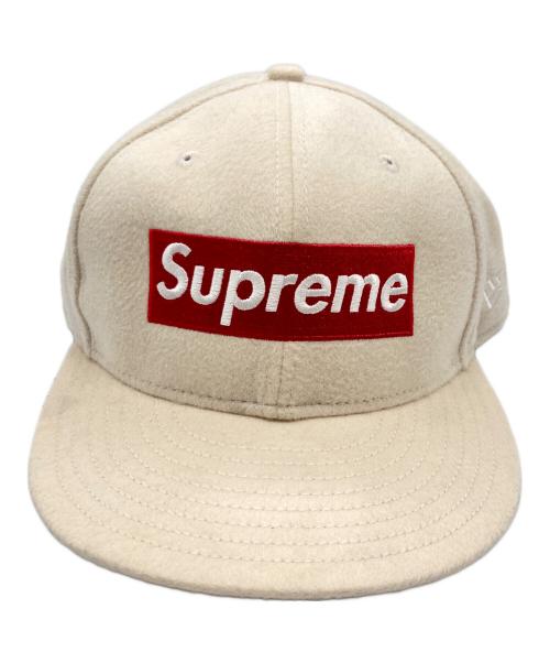 SUPREME（シュプリーム）Supreme (シュプリーム) New Era (ニューエラ) Box Logo Cap アイボリー サイズ:57.7㎝の古着・服飾アイテム