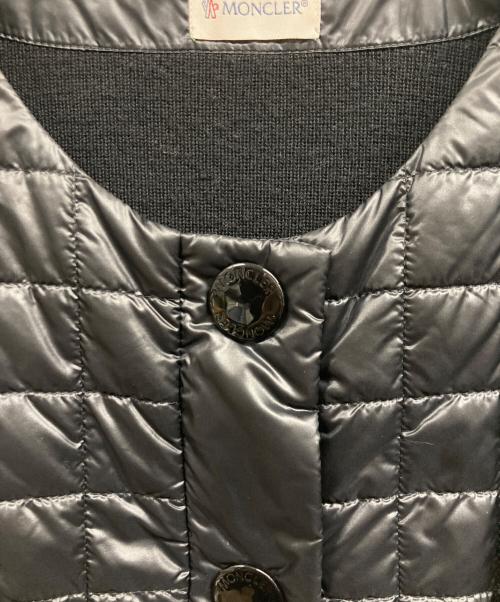 MONCLER（モンクレール）MONCLER (モンクレール) キルティングカーディガン ブラック サイズ:ｓの古着・服飾アイテム