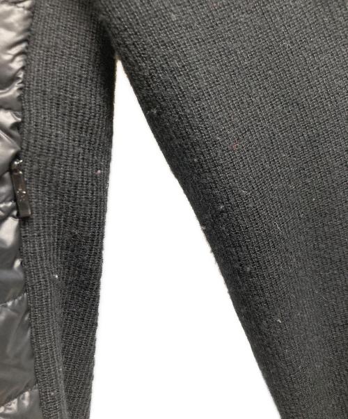 MONCLER（モンクレール）MONCLER (モンクレール) キルティングカーディガン ブラック サイズ:ｓの古着・服飾アイテム