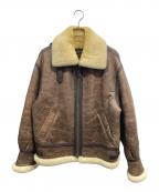 RESERVATIONS TICKETSリザーベーションズチケッツ）の古着「ムートンジャケット」｜ブラウン