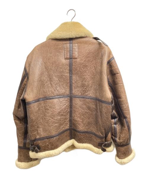 RESERVATIONS TICKETS（リザーベーションズチケッツ）RESERVATIONS TICKETS (リザーベーションズチケッツ) ムートンジャケット ブラウン サイズ:Mの古着・服飾アイテム