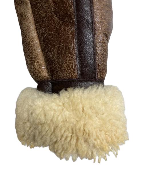 RESERVATIONS TICKETS（リザーベーションズチケッツ）RESERVATIONS TICKETS (リザーベーションズチケッツ) ムートンジャケット ブラウン サイズ:Mの古着・服飾アイテム