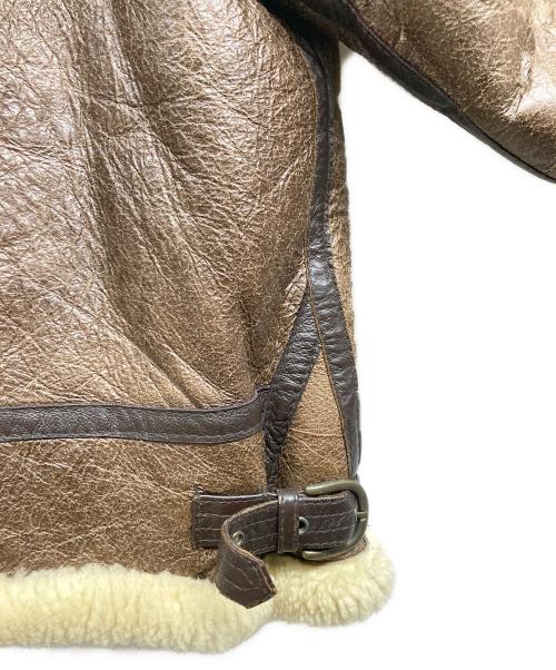 RESERVATIONS TICKETS（リザーベーションズチケッツ）RESERVATIONS TICKETS (リザーベーションズチケッツ) ムートンジャケット ブラウン サイズ:Mの古着・服飾アイテム