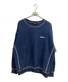 X-LARGE（エクストララージ）の古着「クルーネックスウェット」｜ネイビー