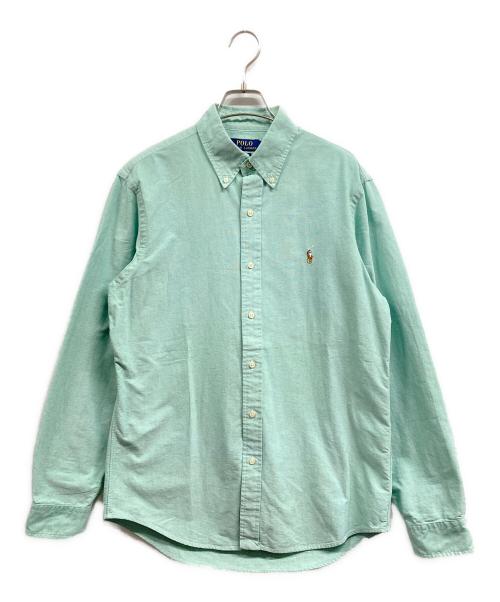 POLO RALPH LAUREN（ポロ・ラルフローレン）POLO RALPH LAUREN (ポロ・ラルフローレン) ボタンダウンシャツ グリーン サイズ:Mの古着・服飾アイテム