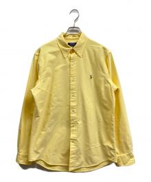 POLO RALPH LAUREN（ポロ・ラルフローレン）の古着「ボタンダウンシャツ」｜イエロー