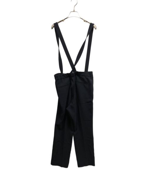 23区（ニジュウサンク）23区 (ニジュウサンク) トリアセダブルクロス サスペンダー付き パンツ ネイビー サイズ:40の古着・服飾アイテム