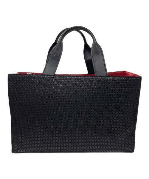 印傳屋（インデンヤ）印傳屋 (インデンヤ) NY トートD【Seven Tresures】 ブラックの古着・服飾アイテム