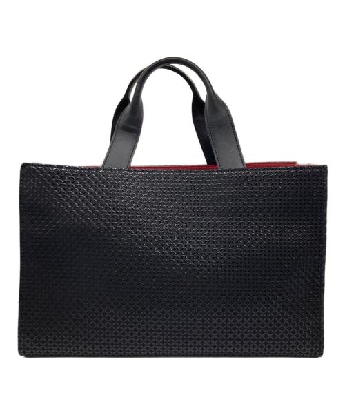 印傳屋（インデンヤ）印傳屋 (インデンヤ) NY トートD【Seven Tresures】 ブラックの古着・服飾アイテム