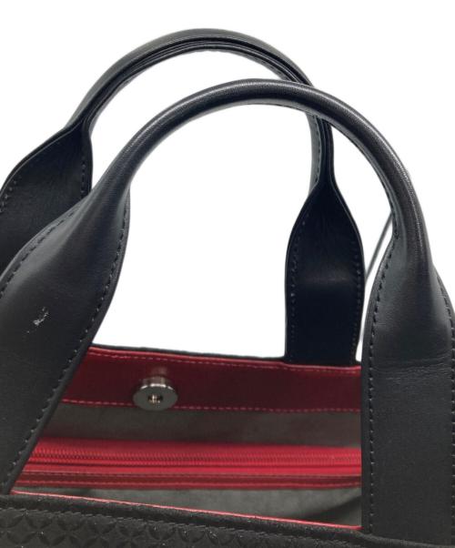 印傳屋（インデンヤ）印傳屋 (インデンヤ) NY トートD【Seven Tresures】 ブラックの古着・服飾アイテム