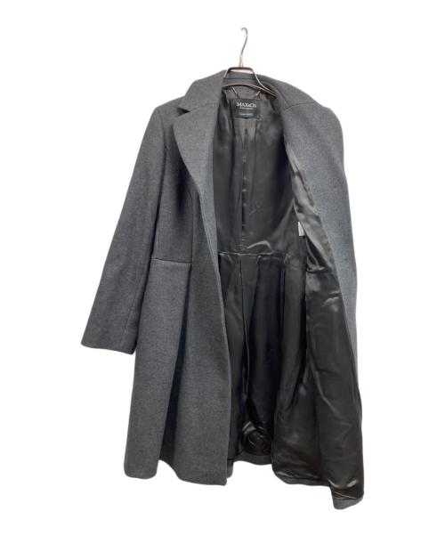 MAX&Co.（マックスアンドコー）MAX&Co. (マックスアンドコー) ウールロングコート グレー サイズ:48の古着・服飾アイテム