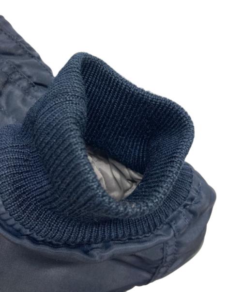 HOUSTON（ヒューストン）HOUSTON (ヒューストン) MA-1ジャケット ネイビー サイズ:40Rの古着・服飾アイテム