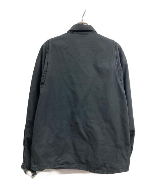 CarHartt（カーハート）CarHartt (カーハート) WEATHERED CANVAS SHIRTS JACKET ブラック サイズ:Lの古着・服飾アイテム