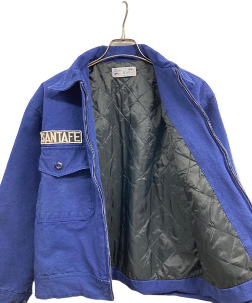 HOUSTON（ヒューストン）HOUSTON (ヒューストン) サンタフェモチーフジャケット ネイビー サイズ:LARGEの古着・服飾アイテム