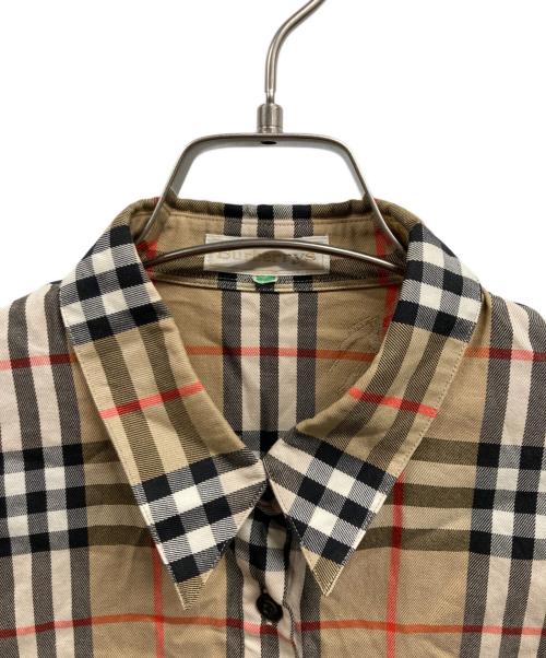 Burberry's（バーバリー）Burberry's (バーバリー) ノヴァチェックシャツ ブラウン サイズ:9Rの古着・服飾アイテム