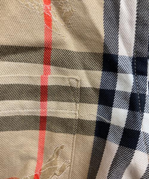 Burberry's（バーバリー）Burberry's (バーバリー) ノヴァチェックシャツ ブラウン サイズ:9Rの古着・服飾アイテム