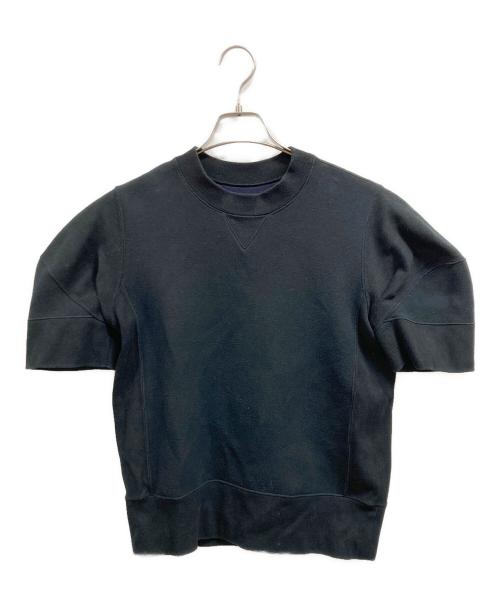 sacai（サカイ）sacai (サカイ) 半袖スウェット ネイビー サイズ:2の古着・服飾アイテム