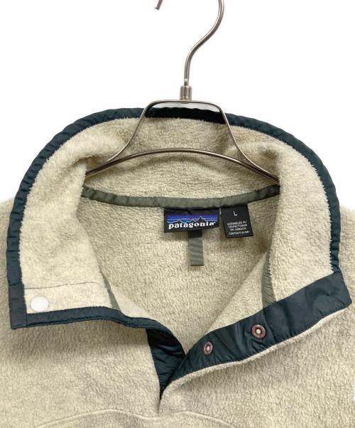 Patagonia（パタゴニア）Patagonia (パタゴニア) 90ｓSynchilla Snap-T Pullover アイボリー サイズ:Lの古着・服飾アイテム