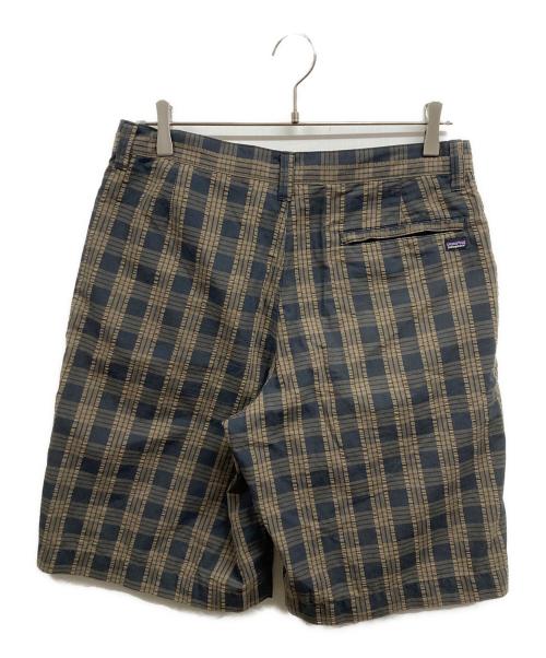 Patagonia（パタゴニア）Patagonia (パタゴニア) スリフトショーツ ブラウン×ネイビー サイズ:30の古着・服飾アイテム