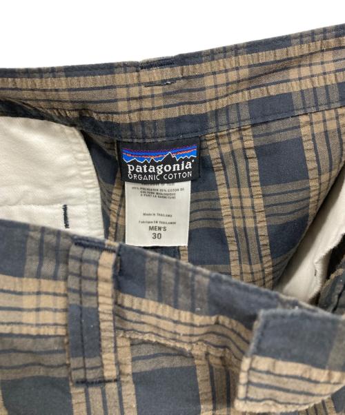 Patagonia（パタゴニア）Patagonia (パタゴニア) スリフトショーツ ブラウン×ネイビー サイズ:30の古着・服飾アイテム