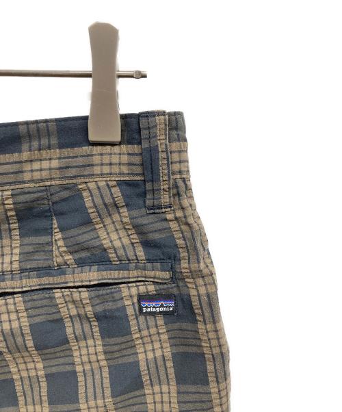 Patagonia（パタゴニア）Patagonia (パタゴニア) スリフトショーツ ブラウン×ネイビー サイズ:30の古着・服飾アイテム