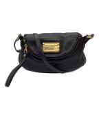 Marc by Marc Jacobsマークバイマークジェイコブス）の古着「レザーショルダーバッグ」｜ブラック