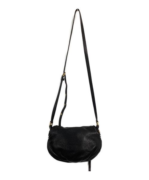 Marc by Marc Jacobs（マークバイマークジェイコブス）Marc by Marc Jacobs (マークバイマークジェイコブス) レザーショルダーバッグ ブラックの古着・服飾アイテム
