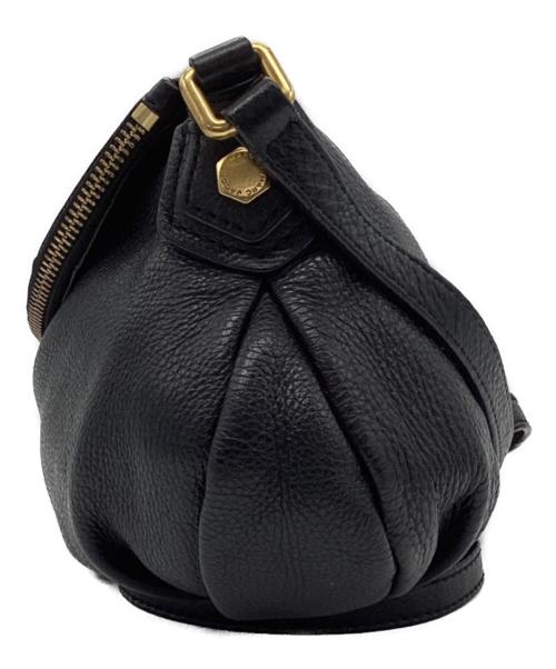 Marc by Marc Jacobs（マークバイマークジェイコブス）Marc by Marc Jacobs (マークバイマークジェイコブス) レザーショルダーバッグ ブラックの古着・服飾アイテム
