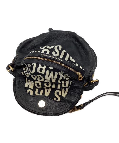 Marc by Marc Jacobs（マークバイマークジェイコブス）Marc by Marc Jacobs (マークバイマークジェイコブス) レザーショルダーバッグ ブラックの古着・服飾アイテム