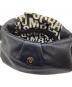 中古・古着 Marc by Marc Jacobs (マークバイマークジェイコブス) レザーショルダーバッグ ブラック：5000円