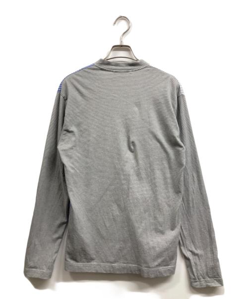 COMME des GARCONS HOMME（コムデギャルソン オム）COMME des GARCONS HOMME (コムデギャルソン オム) 再構築パッチワークカーディガン ブルー サイズ:Sの古着・服飾アイテム