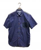 COMME des GARCONS JUNYA WATANABE MANコム デ ギャルソン ジュンヤ ワタナベ マン）の古着「半袖シャツ」｜ネイビー